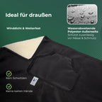 Kniedecke wasserabweisende Seite