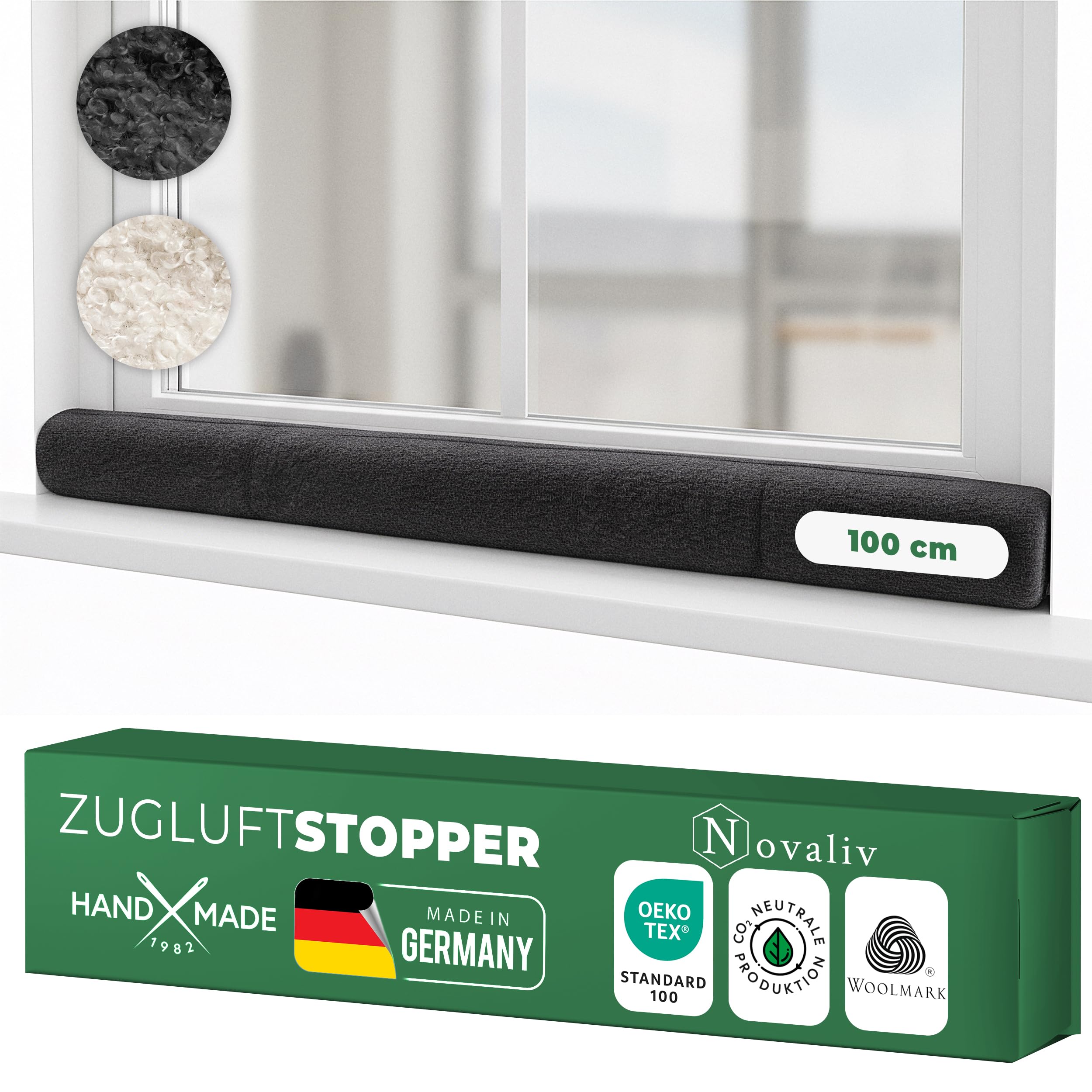 Zugluftstopper Energie sparen Heizkosten
