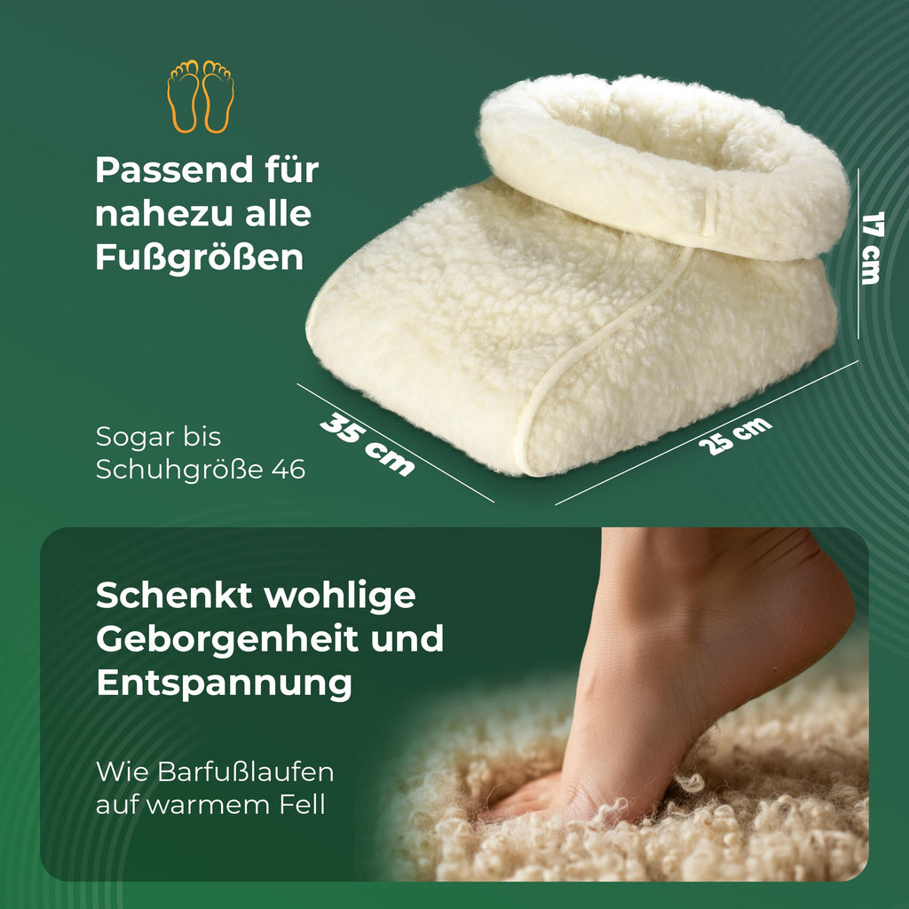Fusssack Material Schurwolle