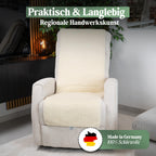 Schurwoll-Sesselschoner Anwendungsbeispiel