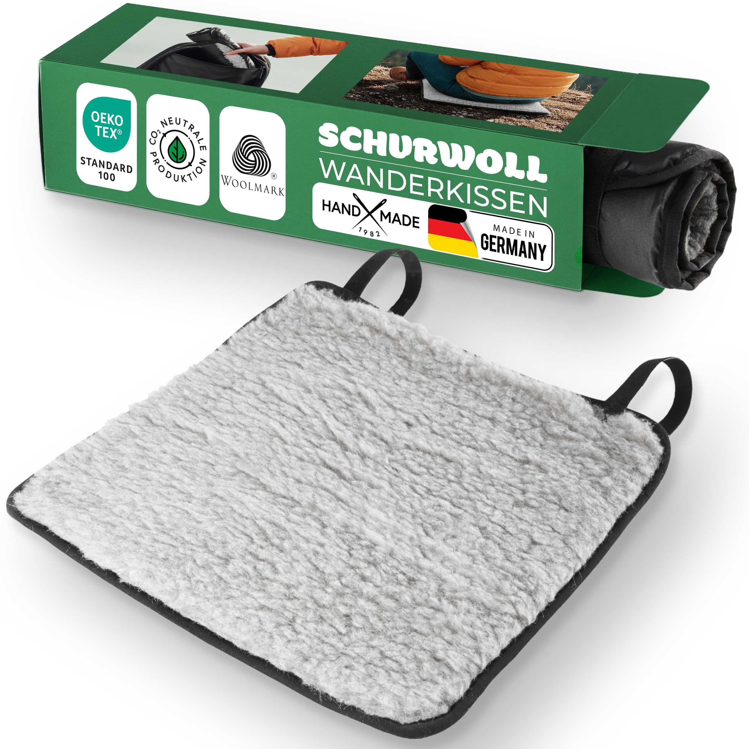 Wanderkissen Schurwolle Outdoor