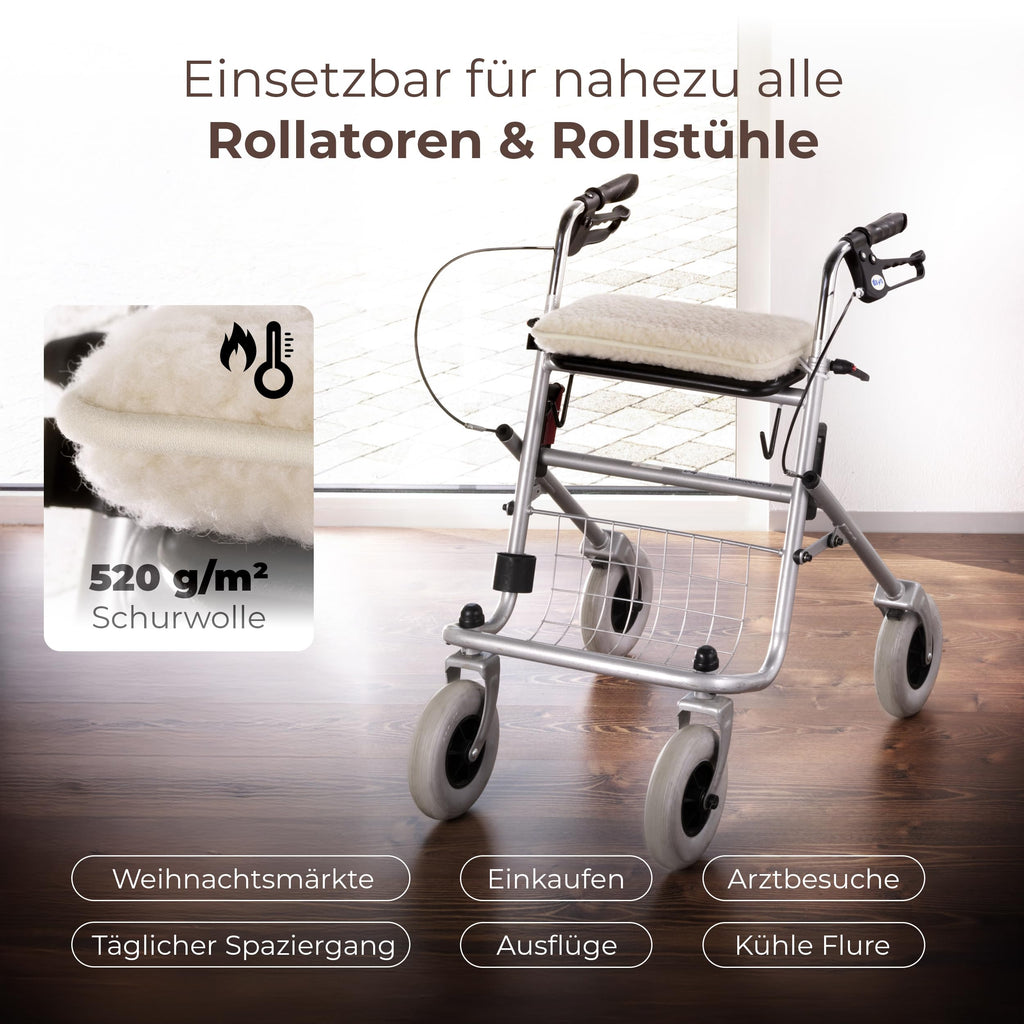 Rollator-Sitzkissen Material