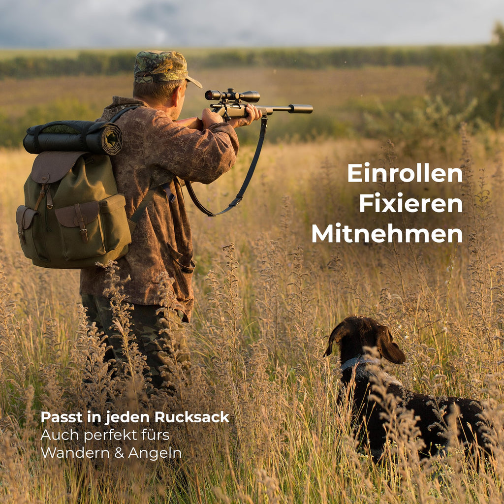 Jagdkissen im Einsatz auf dem Hochsitz