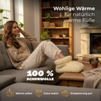 Fusssack Anwendung am Sofa