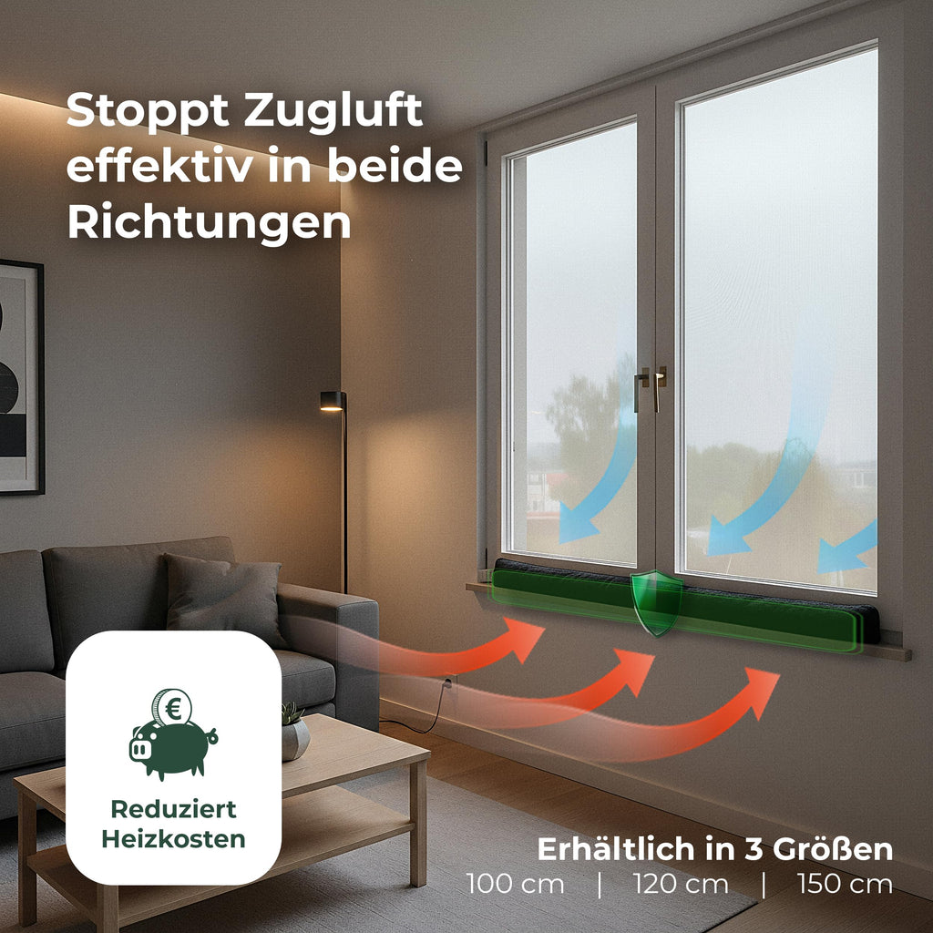 Zugluftstopper Detail Wolle