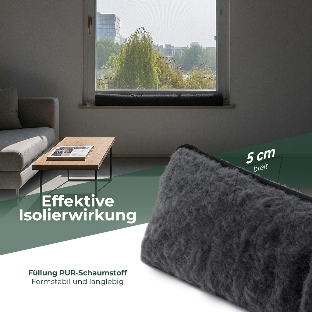 Zugluftstopper Material Schurwolle