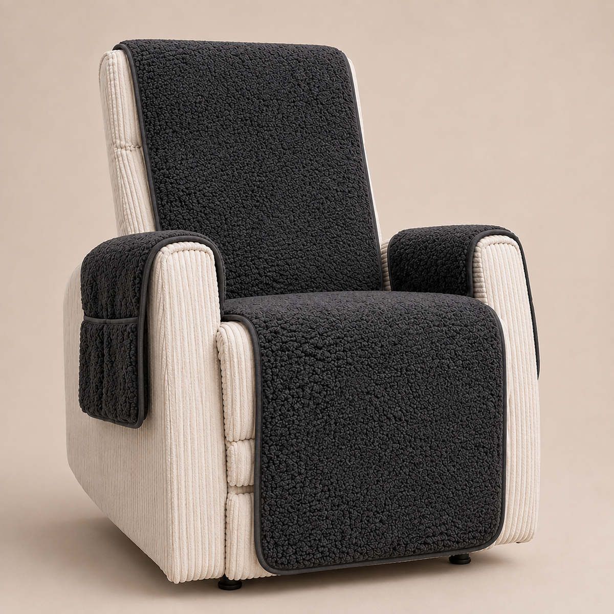 Sesselschoner mit Armlehne